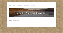 Desktop Screenshot of ladiesdayofprayer.com